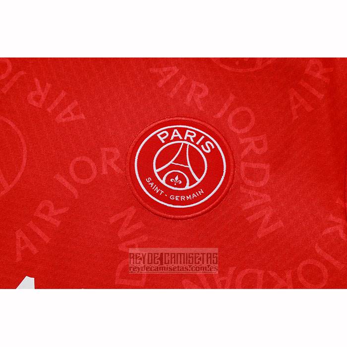 Chandal del Paris Saint-Germain Jordan Manga Corta 2024-2025 Rojo - Pantalon Corto